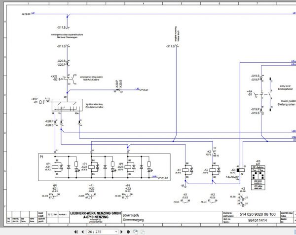 Liebherr Hydraulic Pump LB28 Technical Information EN 115532 TI 002 3