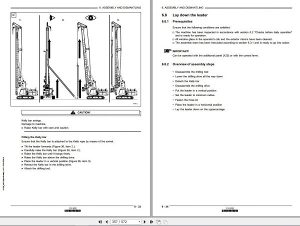 Liebherr Hydraulic Pumps BA 280 LB 28 Operating Manual EN 115532 BAL 003 3