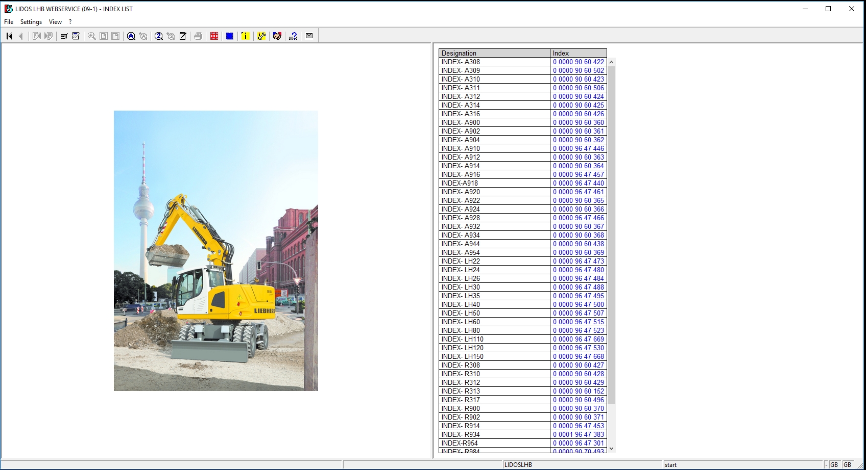 Liebherr Lidos EMT LHB LFR LBH LWT Webservice Online EPC Service Document Updated 03.2021 1