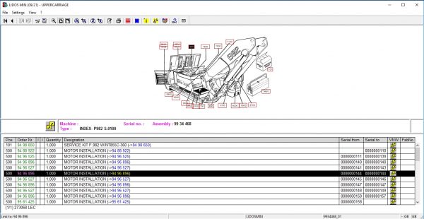 Liebherr Lidos EN Mining Truck Excavator 03.2021 EPC Part Service Documentation Offline DVD 2