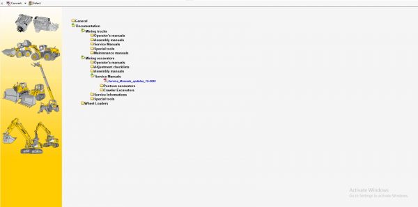 Liebherr Lidos EN Mining Truck Excavator 03.2021 EPC Part Service Documentation Offline DVD 7