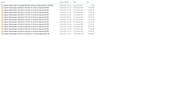 Liebherr Wheel Loader Tier Updated 03.2021 Full Service Manuals DVD 21.18GB PDF 1