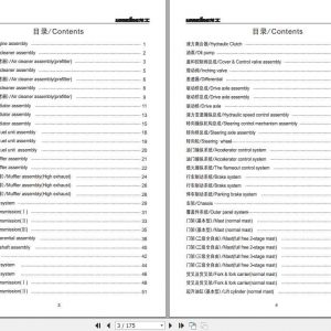 Lonking Forklift 2 3.5T Ic Parts Manual 1