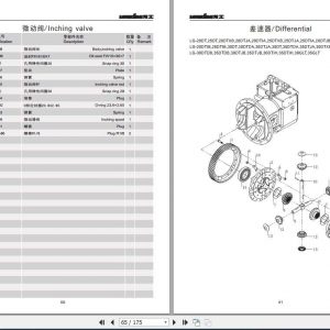 Lonking Forklift 2 3.5T IC Parts Manual 2