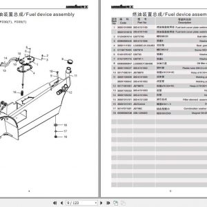 Lonking Forklift FD20T FD35T Parts Manual 2