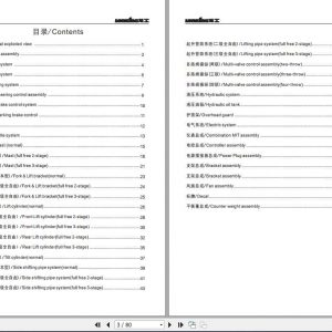 Lonking Forklift LG30BG LG35BG Parts Manual 1