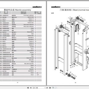 Lonking Forklift LG30BG LG35BG Parts Manual 2