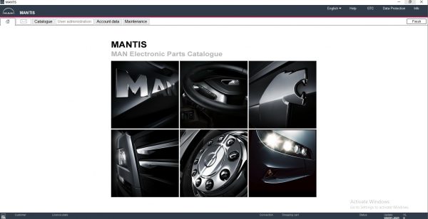MAN Mantis v650 EPC 2021 01.2021 Spare Parts Catalogue 1 3