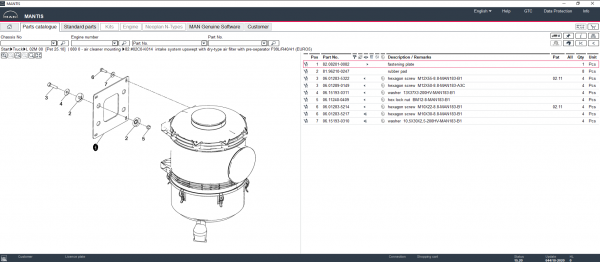 MAN Mantis v652 EPC 2021 02.2021 Spare Parts Catalogue 5