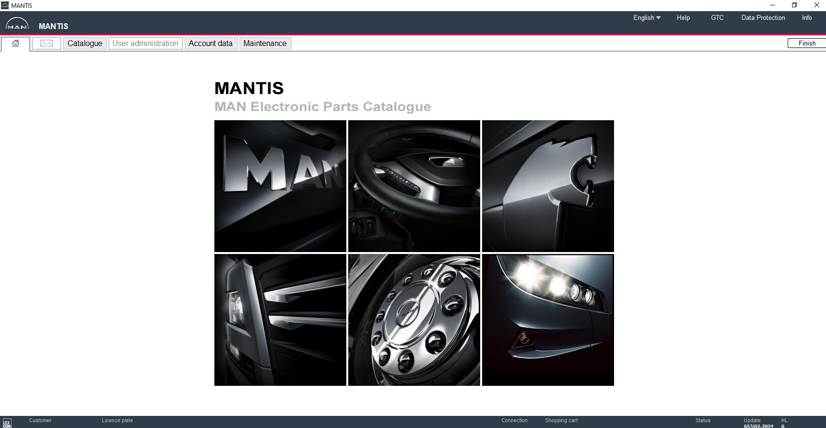 MAN Mantis v653 EPC 02.2021 Spare Parts Catalogue 1