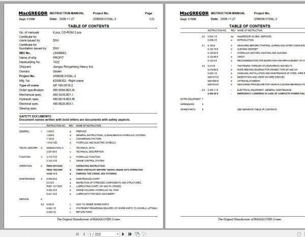 MacGREGOR GP 160 0516 2 Instruction Manual 2008 1