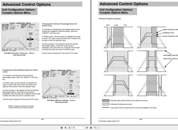 MacGREGOR Welding Systems DC601P DC1001P DC1801 Operation Manual 2