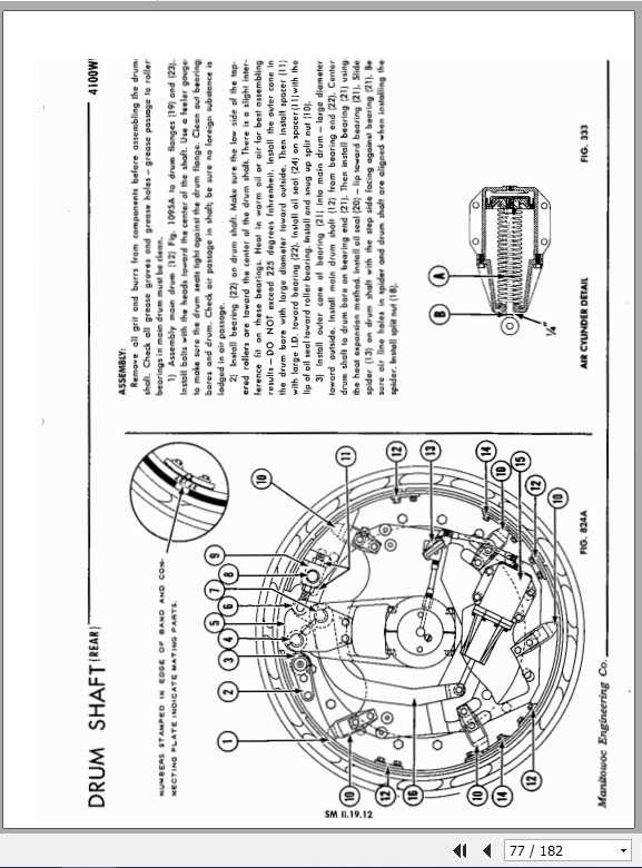Manitowoc Grove Cranes Engines 40630 4000W Shop Manuals 2