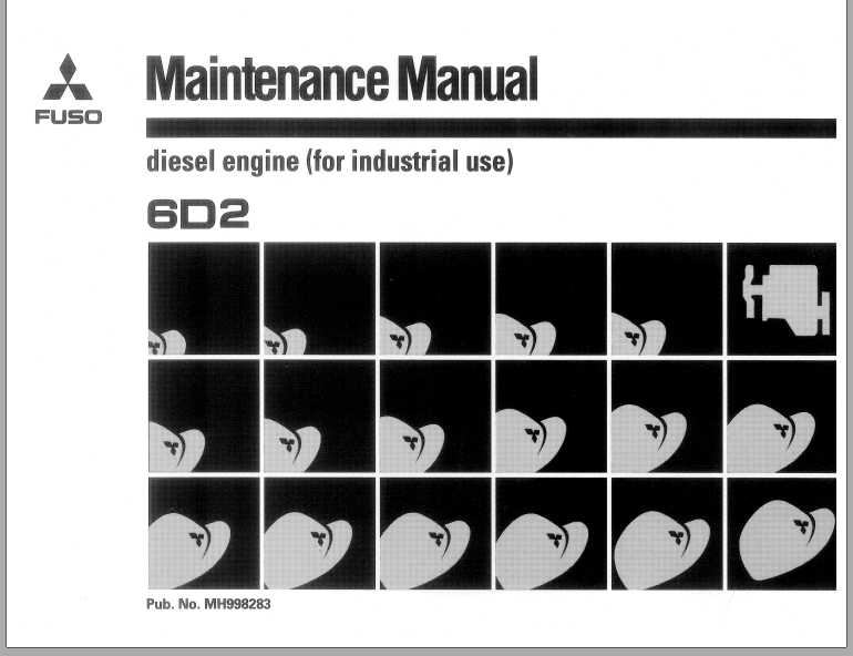 Manitowoc Grove Cranes Fuso Diesel Engine 6D2 Maintenance Manual 1
