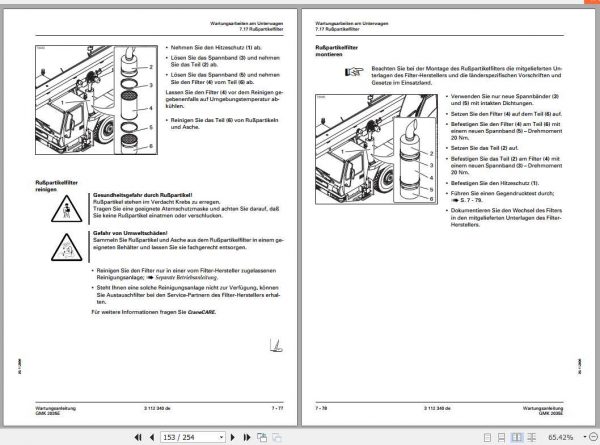 Manitowoc Grove Cranes GMK 2035E Maintenance Manuals 3112340 DE 2
