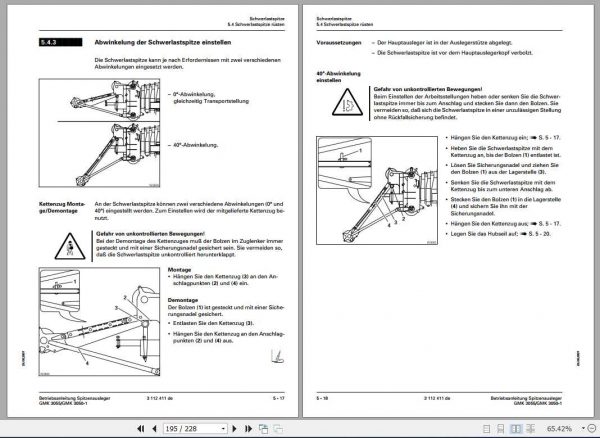 Manitowoc Grove Cranes GMK 3055 3050 1 Operator Manuals DE 2