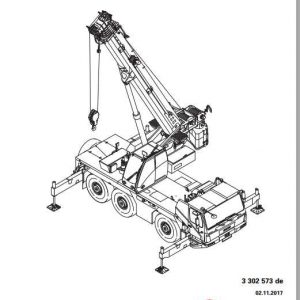 Manitowoc Grove Cranes GMK 3060 Maintenance Manuals DE 1