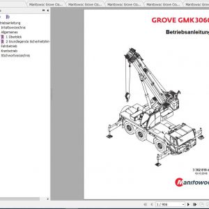 Manitowoc Grove Cranes GMK 3060 Operator Manuals DE 1