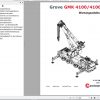 Manitowoc Grove Cranes GMK 4100 4100 L Maintenance Manuals DE 1