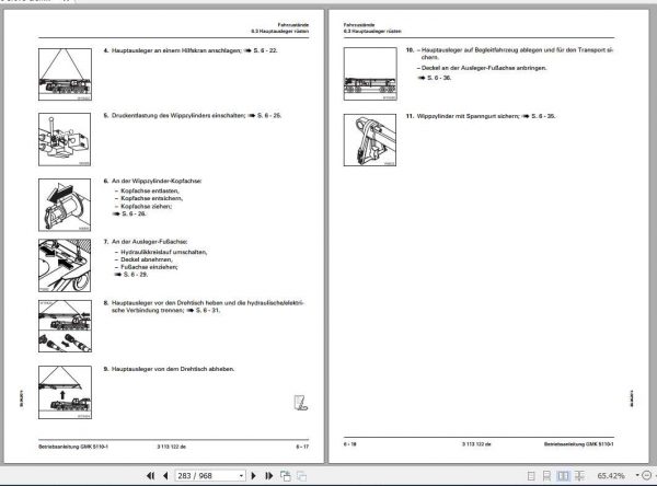 Manitowoc Grove Cranes GMK 5110 1 Operator Manuals DE 2
