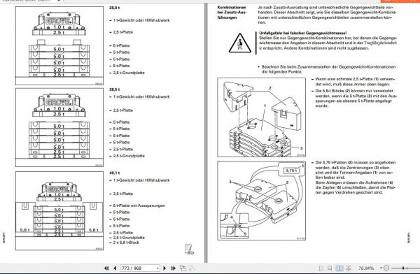 Manitowoc Grove Cranes GMK 5110 1 Operator Manuals DE 3