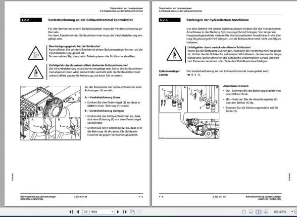 Manitowoc Grove Cranes GMK 5150 5150L Operator Manuals DE 3