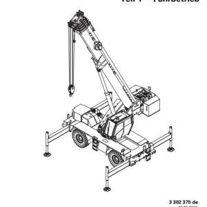 Manitowoc Grove Cranes GMK RT 550E Operator Manuals DE 1