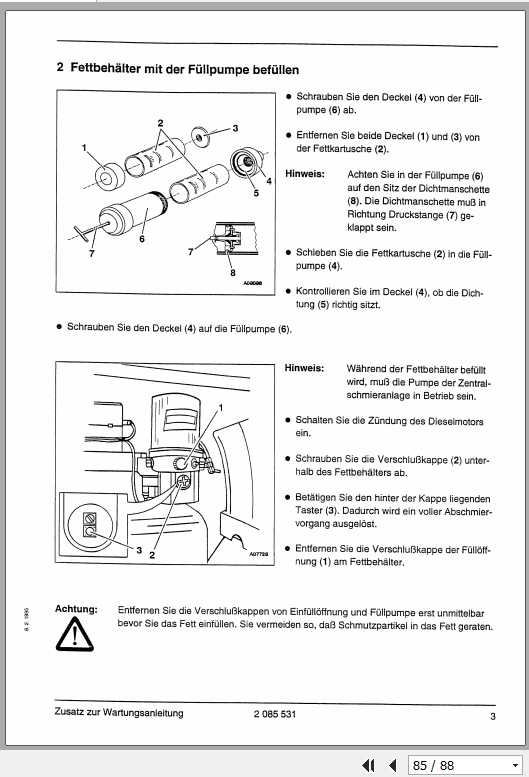 Manitowoc Grove Cranes KMK 2025 Maintenance Manuals 2085526 DE 2