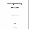 Manitowoc Grove Cranes KMK 3045 Maintenance Manuals 2085922 DE 1