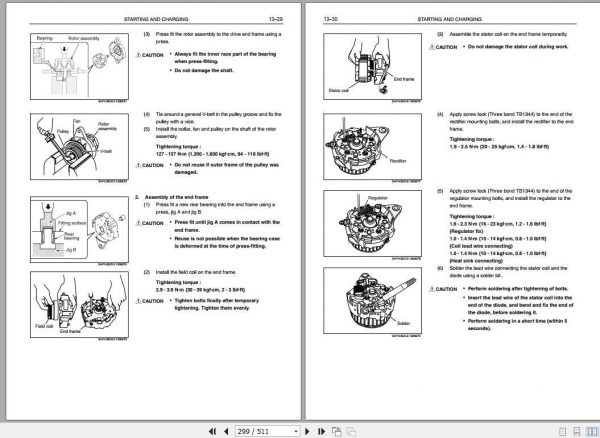 Manitowoc Grove Cranes Kobelco Diesel Engine J08E UV Shop Manual 3