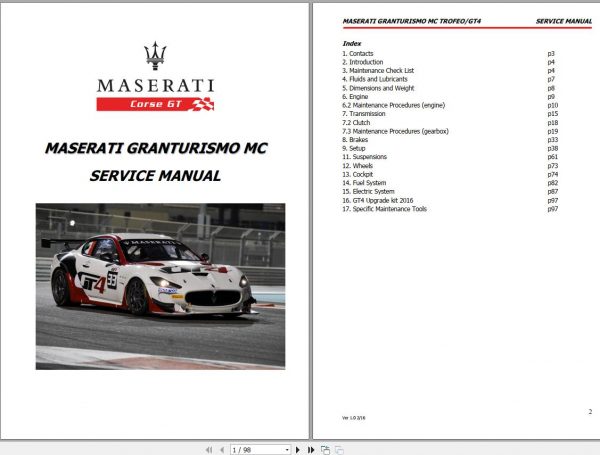 Maserati GranTurismo MC Sevice Manual 1