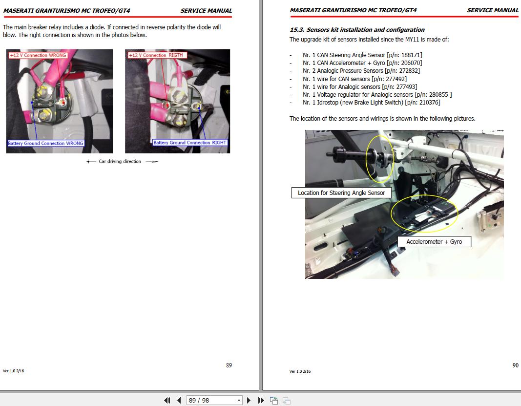 Maserati GranTurismo MC Sevice Manual
