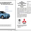 Mitsubishi Outlander Sport RVR 2011 Workshop Manual Body Repair Manual 1