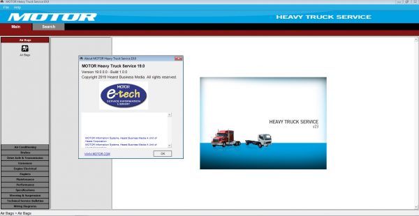 Motor Heavy Truck Service v19.0 09.2019 Updated 2021 Full Instruction DVD 1