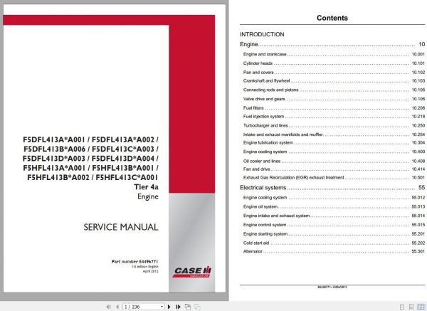 New Holland Engine Service Manual CD1 3