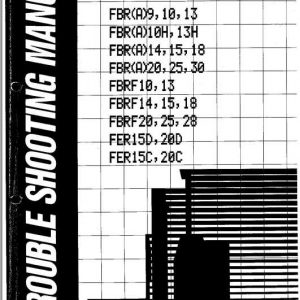 Nichiyu Forklift FBRAF9 30 Trouble Shooting Manual 1