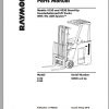 Raymond Counterbalanced Lift Truck 4150 4250 Part Catalog Maintenance Manual 3