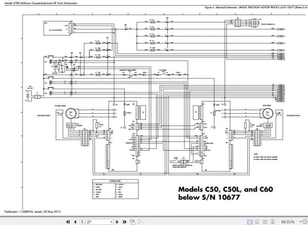 Raymond Counterbalanced Lift Trucks 4700 Maintenance Manual Part Catalog 3