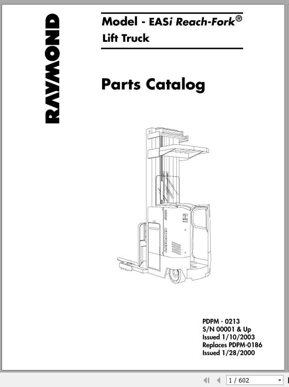 Raymond EASi Pacer Lift Truck R30 R50 Schematics Diagram Part Maintenance Manual 3