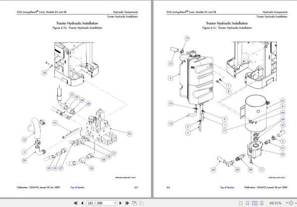 Raymond EASi Swing Reach SA SB Part Maintenance Manual 4