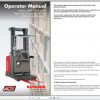 Raymond High Level Order Pick Lift Trucks 5400 5500 5600 Operator Manual 1031792B 1