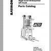 Raymond High Level Order Pick Lift Trucks 5400 5600 Maintenance Manual Part Catalog 2