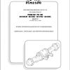 STILL OM Pimespo AR274G Axle Differential Unit Workshop Manual DE 1