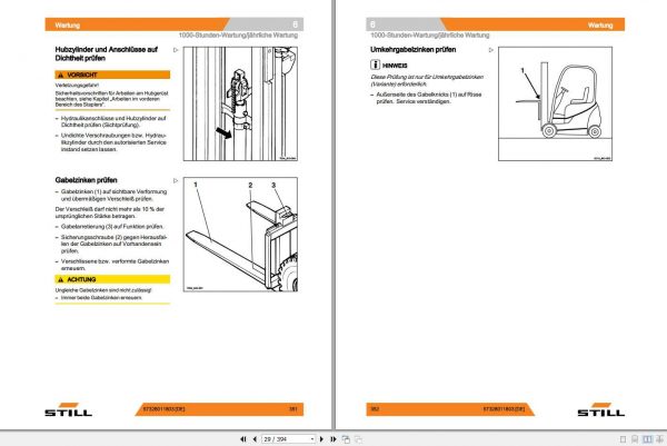 Still Diesel Forklift Hydrid 2 RX70 22 RX70 25 RX70 30 RX70 35 7361 7364 User Manual DE 3