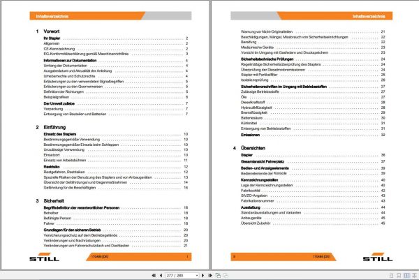Still Diesel Forklift R70 60 R70 70 R70 80 7090 7092 User Manual DE 2