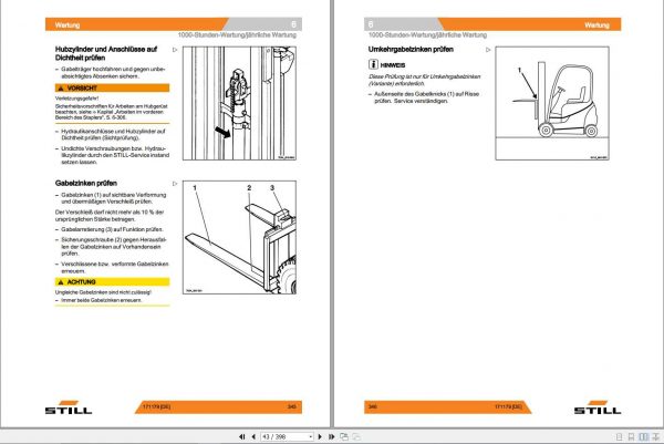 Still Diesel Forklift RX70 22 RX70 25 RX70 30 RX70 35 7321 7324 7329 7330 User Manual DE 3