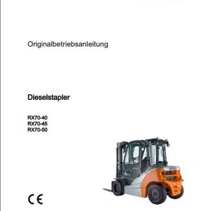 Still Diesel Forklift RX70 40 RX70 45 RX70 50 7331 7334 User Manual DE 1