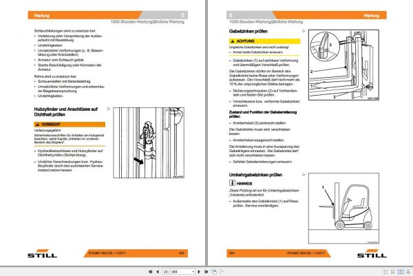 Still Diesel Forklift RX70 40 RX70 45 RX70 50 7331 7334 User Manual DE 3