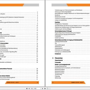 Still Diesel Forklift RX70 60 RX70 70 RX70 80 with SCR 7341 7344 User Manual DE 2