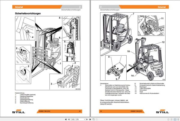 Still Diesel LPG Forklift RC40 16 RC40 18 RC40 20 4012 4013 4021 User Manual DE 3